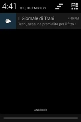 Radiobombo - Il Giornale di Trani android App screenshot 0