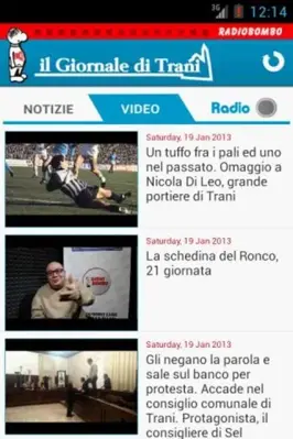 Radiobombo - Il Giornale di Trani android App screenshot 3